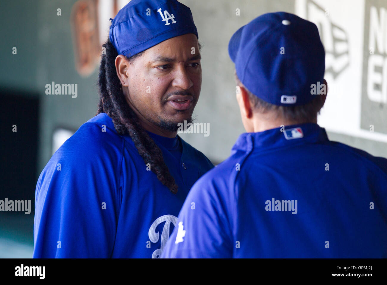 Manny ramirez russell martin los hi-res stock photography and images - Alamy