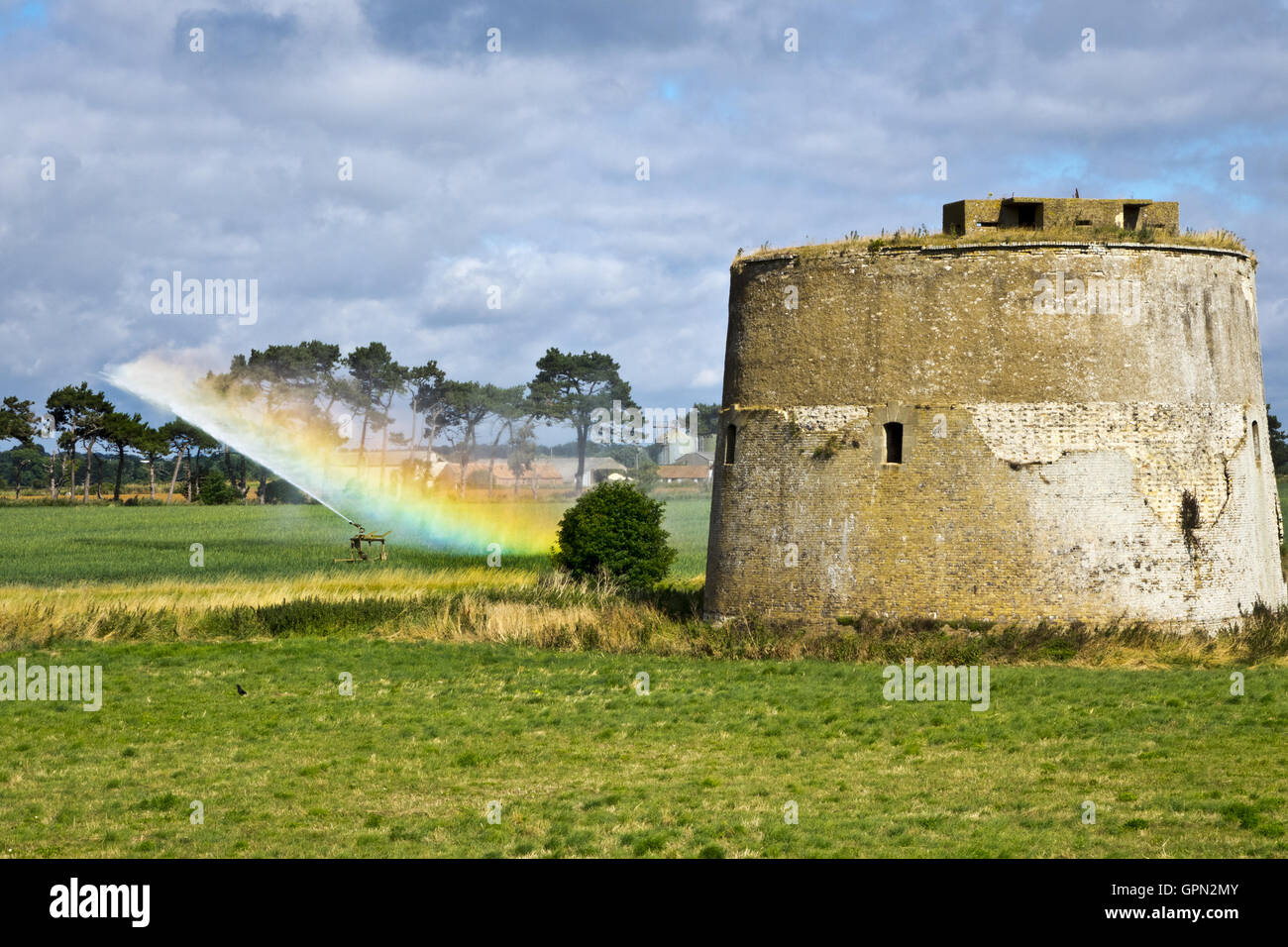 Martello Towers Bawdsey Stock Photo