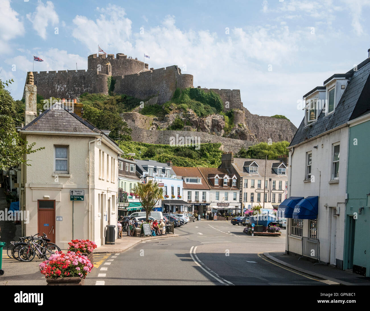 Great Britain, Jersey Island, Gorey Castle; Mont Orgueil Castle Stock  Photo, Picture and Royalty Free Image. Image 59450510.