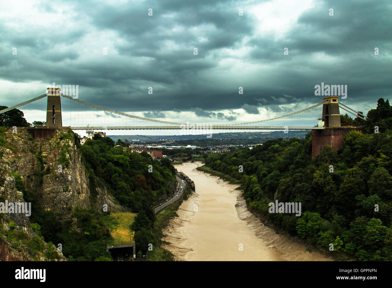 The Clifton Suspension Bridge is a suspension bridge spanning the Avon