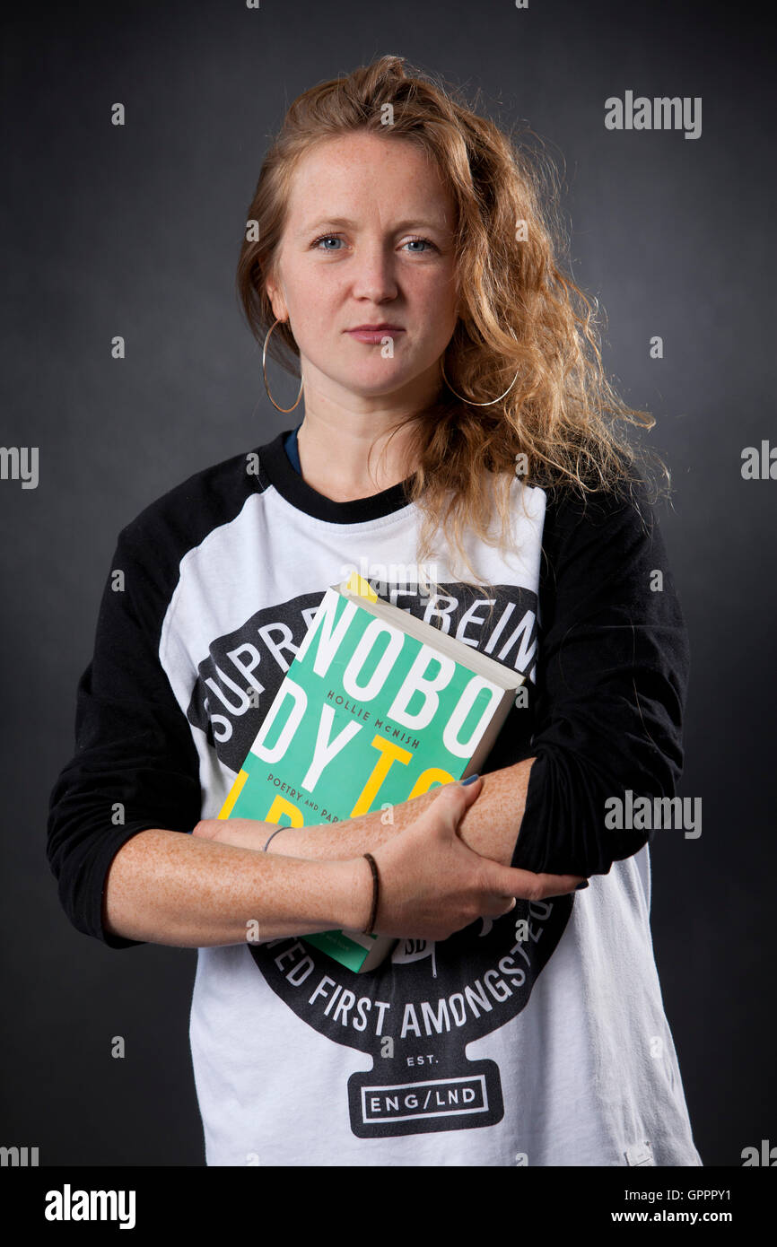 Hollie McNish, the British poet, author and spoken word artist, at the