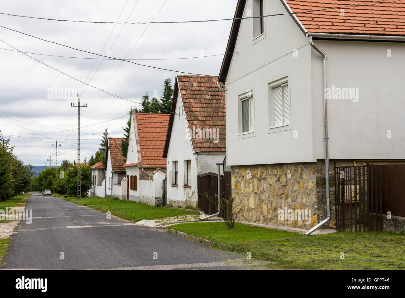 Traditional hungarian village house Stock Photo Alamy