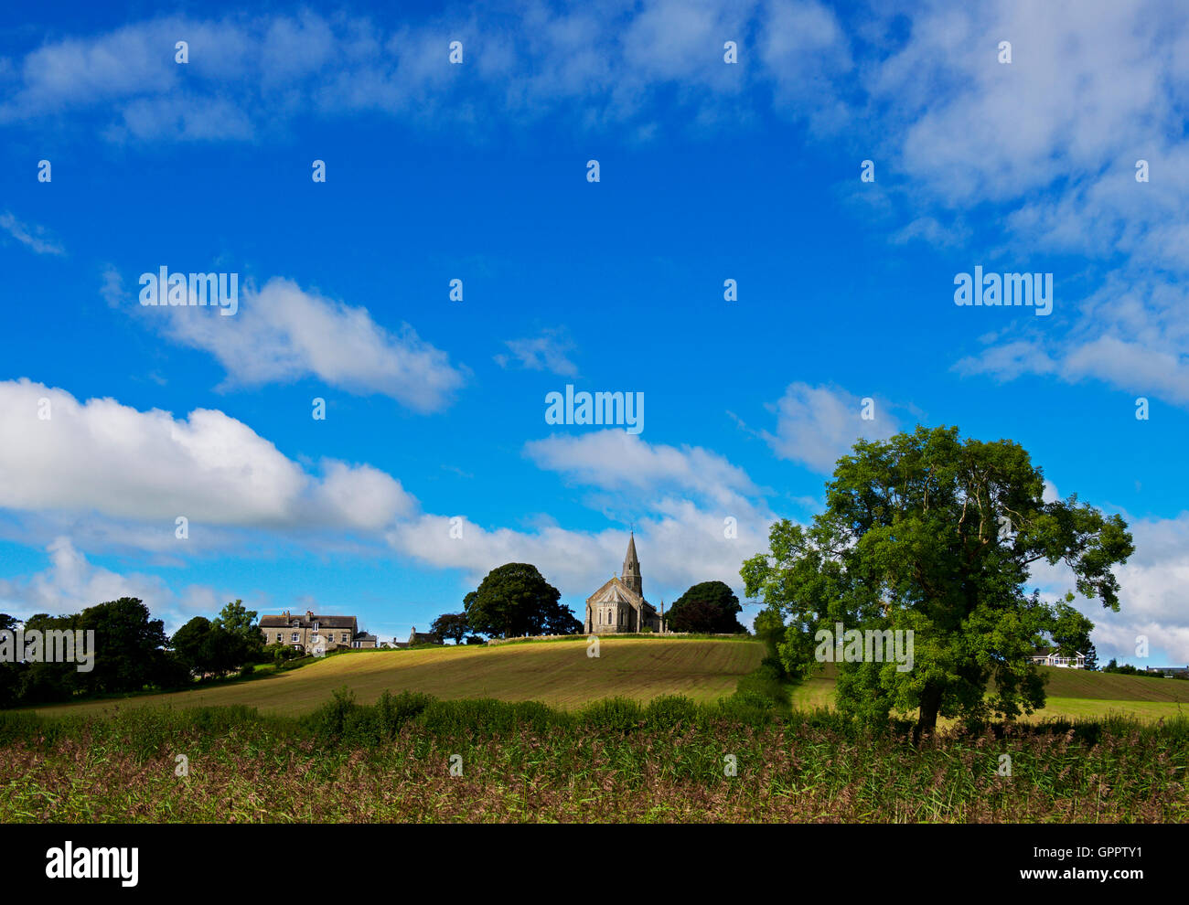 Holy Trinity Church, Bardsea, South Lakeland, Cumbria, England UK Stock Photo