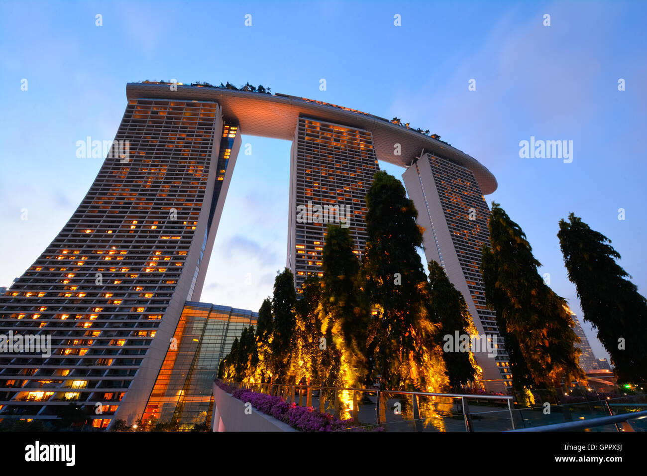 Marina Bay Sands Resort, Singapore Stock Photo