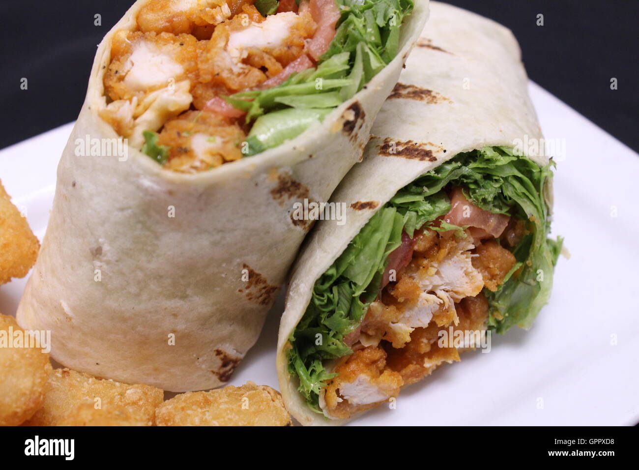 Download Chicken Wrap High Resolution Stock Photography And Images Alamy Yellowimages Mockups