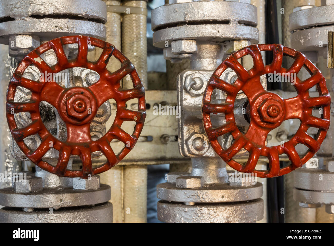 industrial water valves Stock Photo Alamy