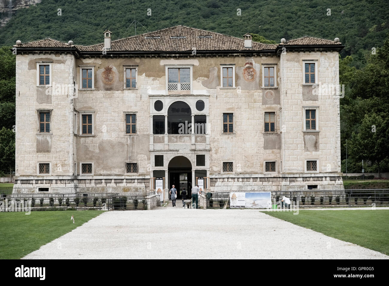 Trento Trentino Alo Adige Italy, Palazzo delle Albere built 16th century  Stock Photo - Alamy