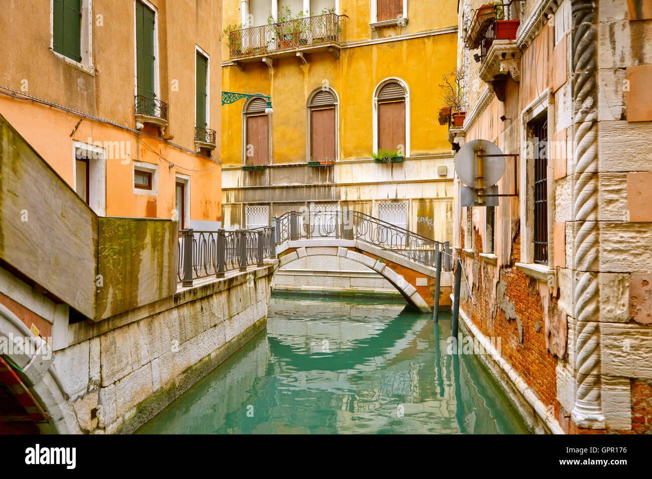 Beautiful old venetian bridge hi-res stock photography and images - Alamy