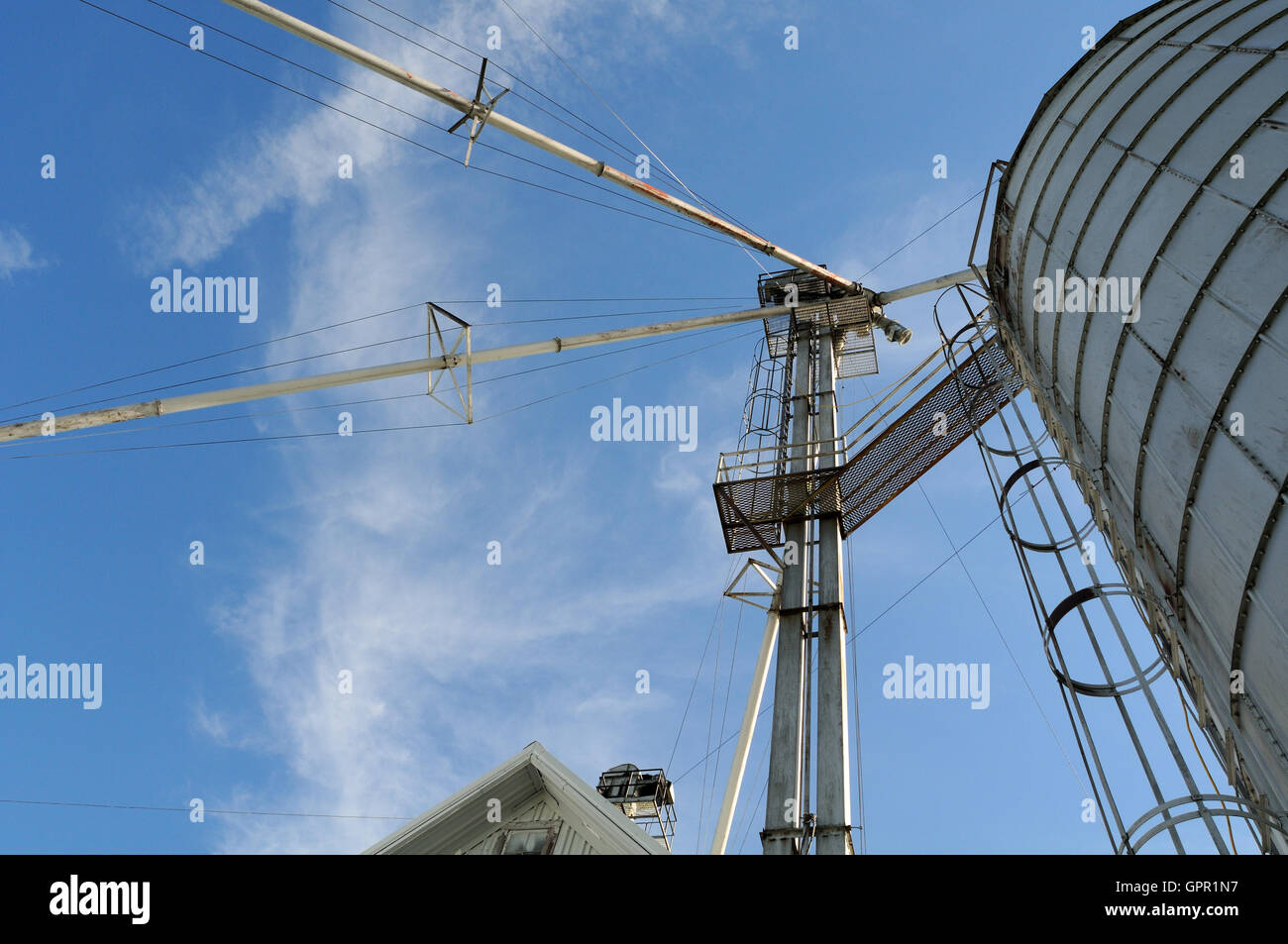grain bin storage silo Stock Photo Alamy