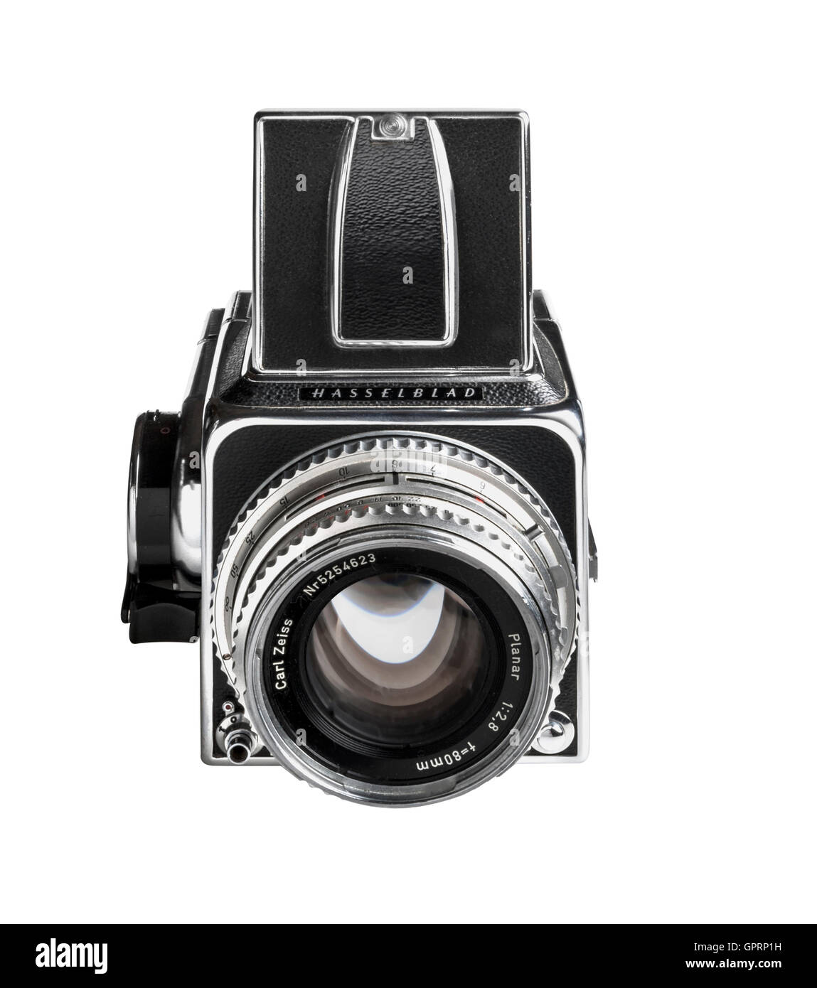 Rare 1972 Hasselblad 500 CM with C designation and 80 mm lens Stock Photo