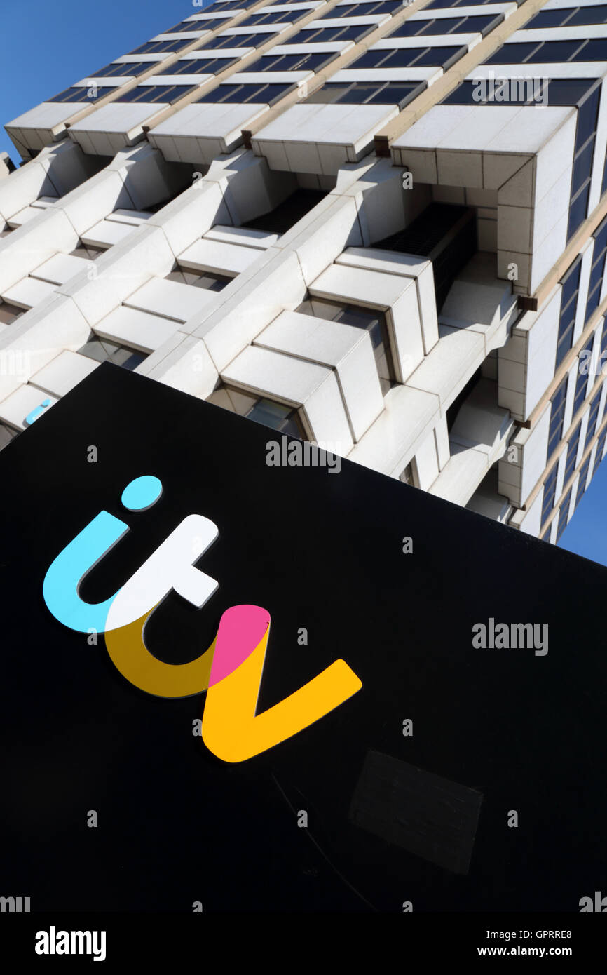 Kent House headquarters of British Television channel 3, ITV Stock