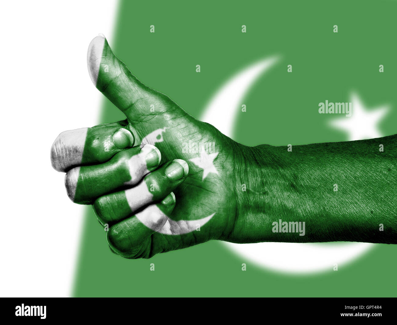 Pakistan hand gesture hi-res stock photography and images - Alamy