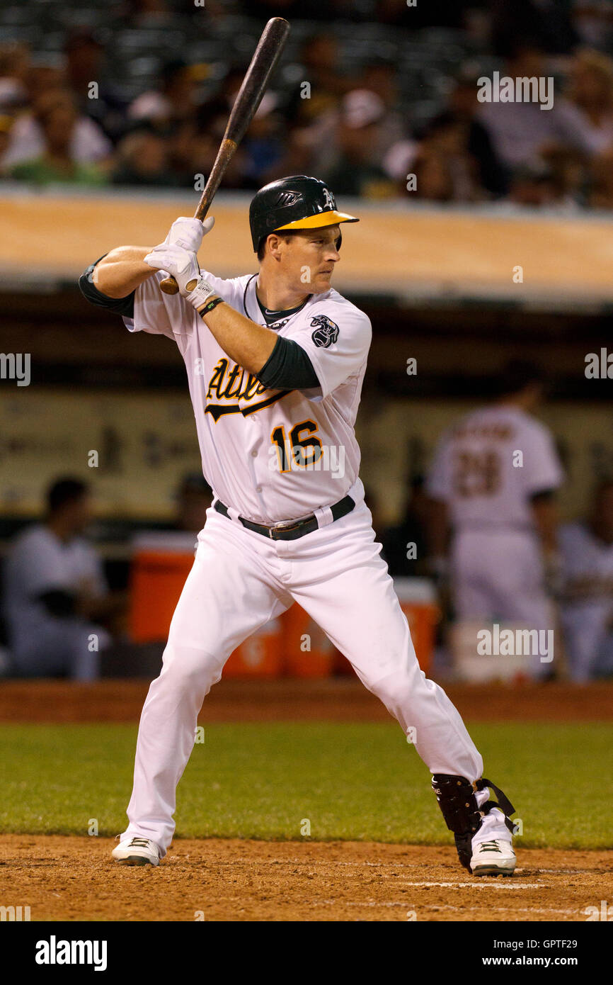 June 29, 2011; Oakland, CA, USA; Florida Marlins shortstop Hanley Ramirez  (2) at bat against the Oakland Athletics during the fourth inning at the  O.co Coliseum. Florida defeated Oakland 3-0 Stock Photo - Alamy