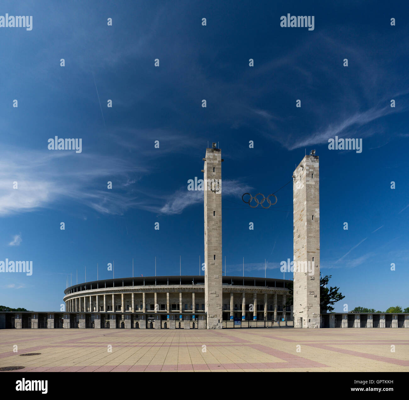 Berlin Olympiastadion Stock Photo