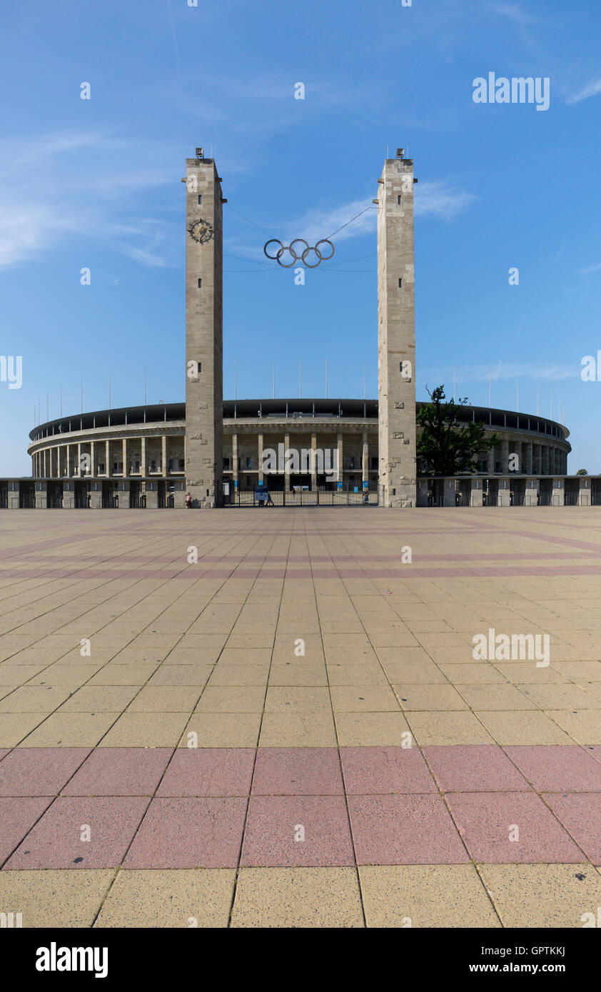 Berlin Olympiastadion Stock Photo