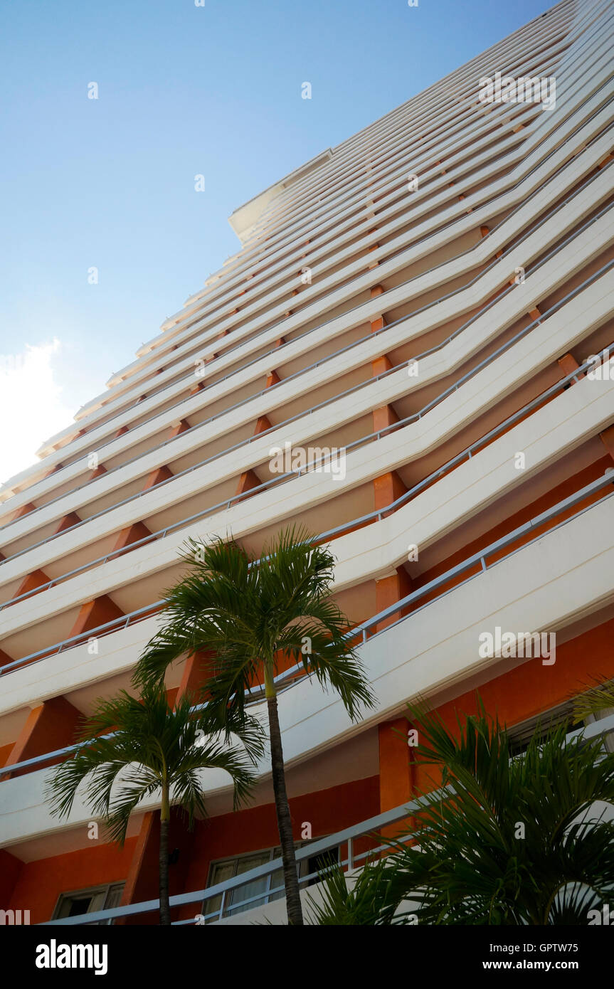 Crown Plaza Hotel balconies in Acapulco, Mexico Stock Photo Alamy