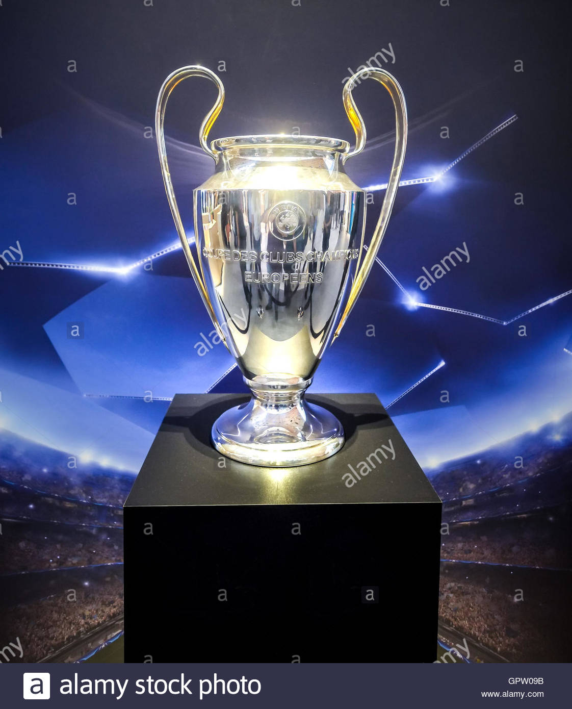 Champions League Trophy Stock Photos & Champions League Trophy Stock