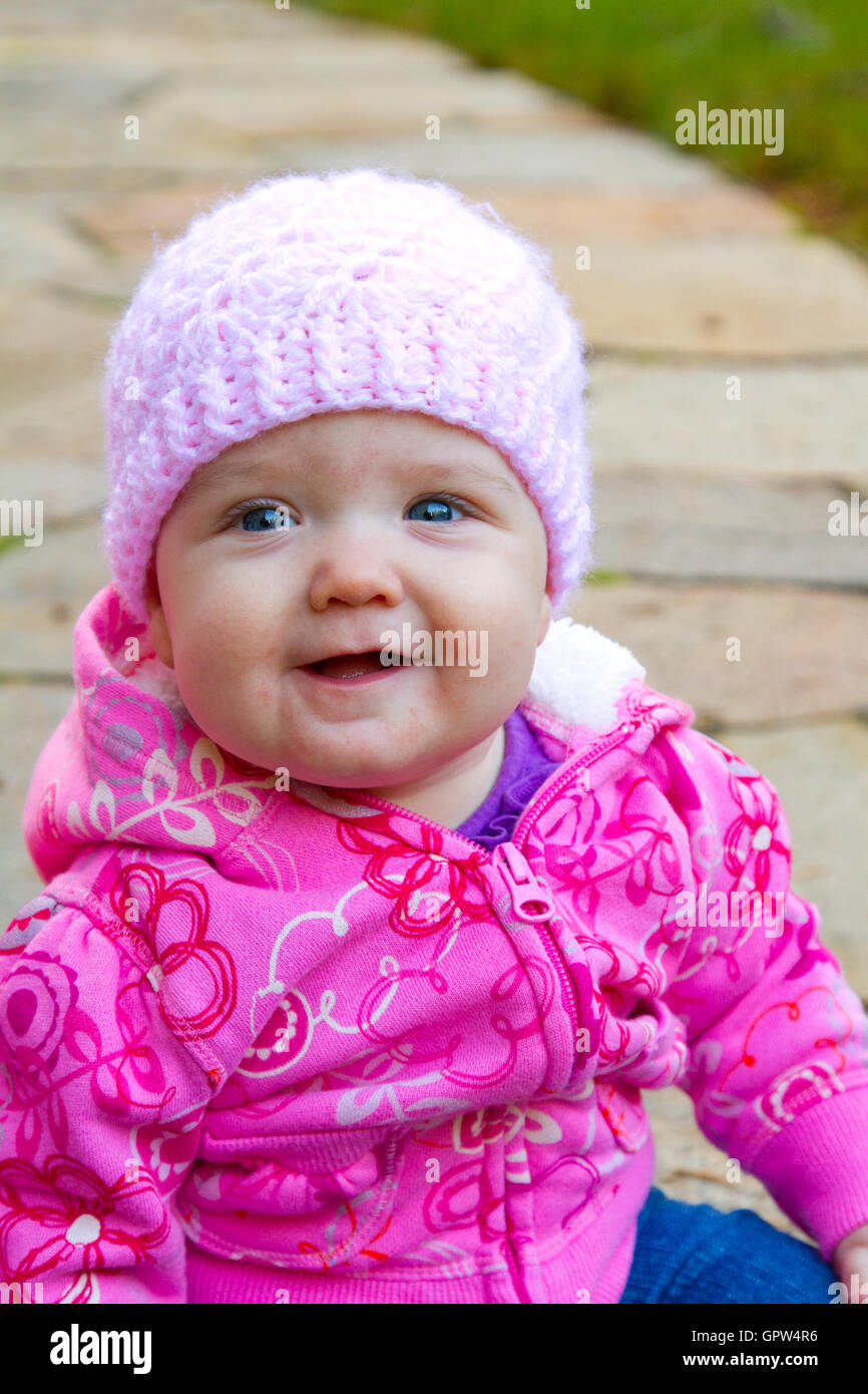 Infant Girl Portrait Stock Photo - Alamy