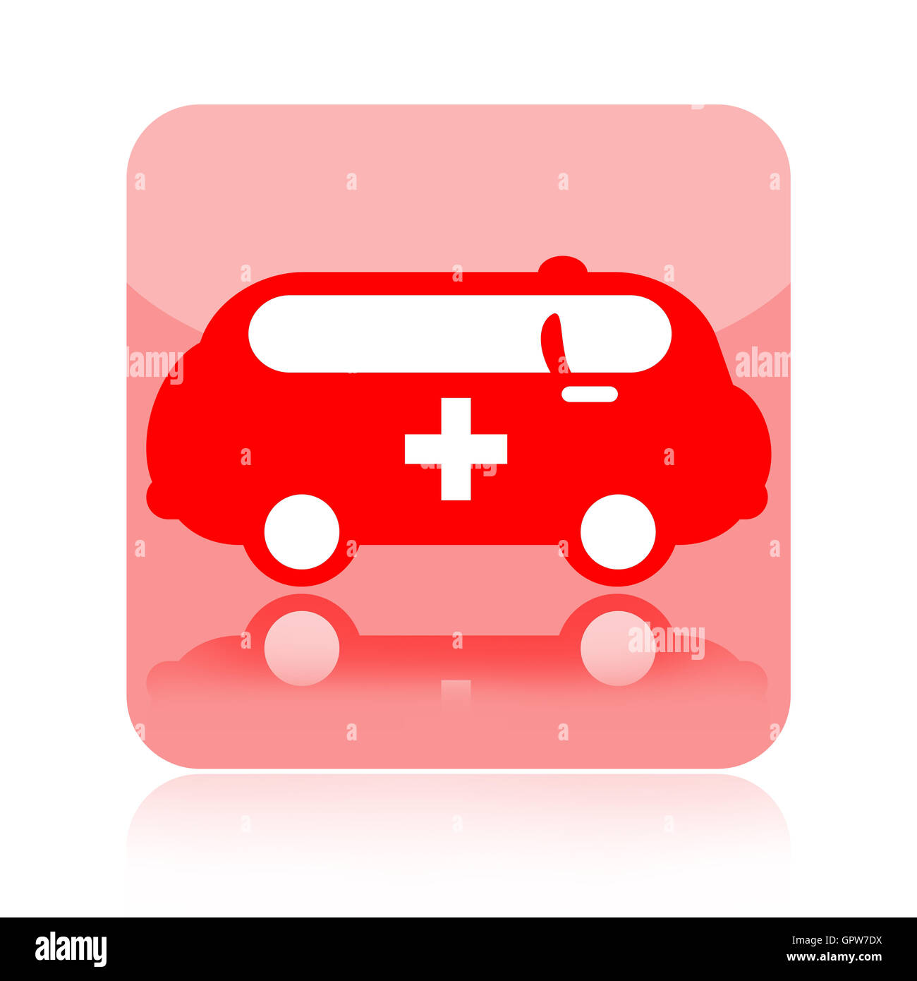 Ambulance icon Stock Photo