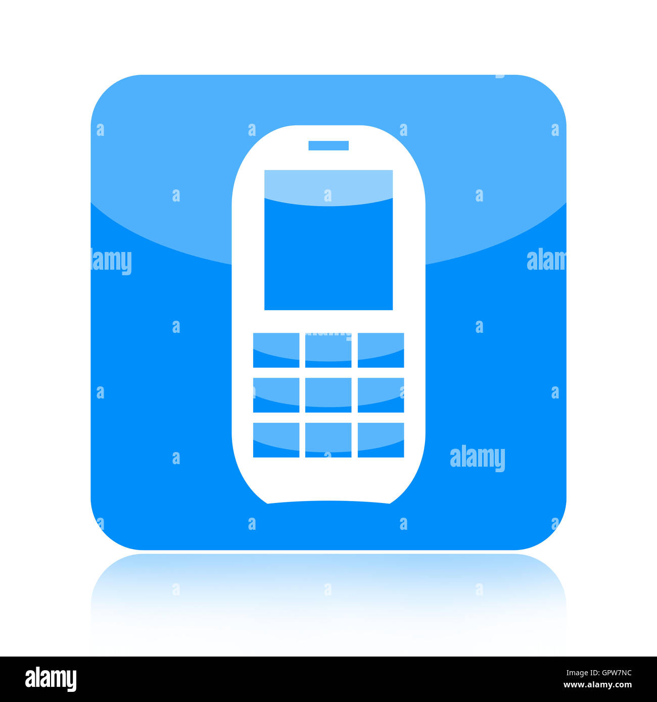 Cellphone icon Stock Photo
