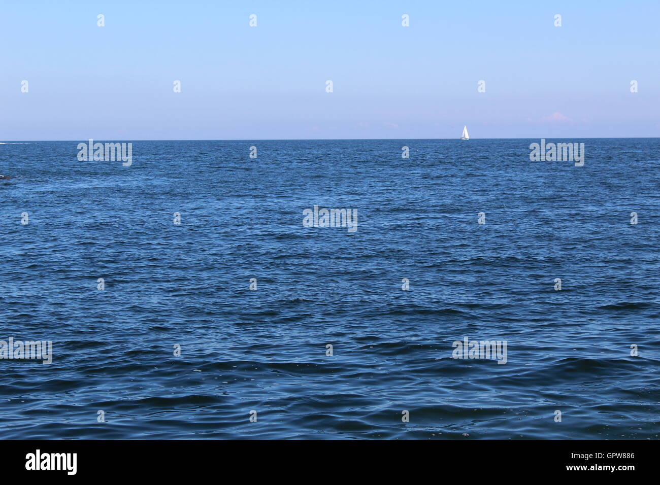 water, Sturgeon Bay Ship Canal, Sturgeon Bay, Wisconsin, blue, sky