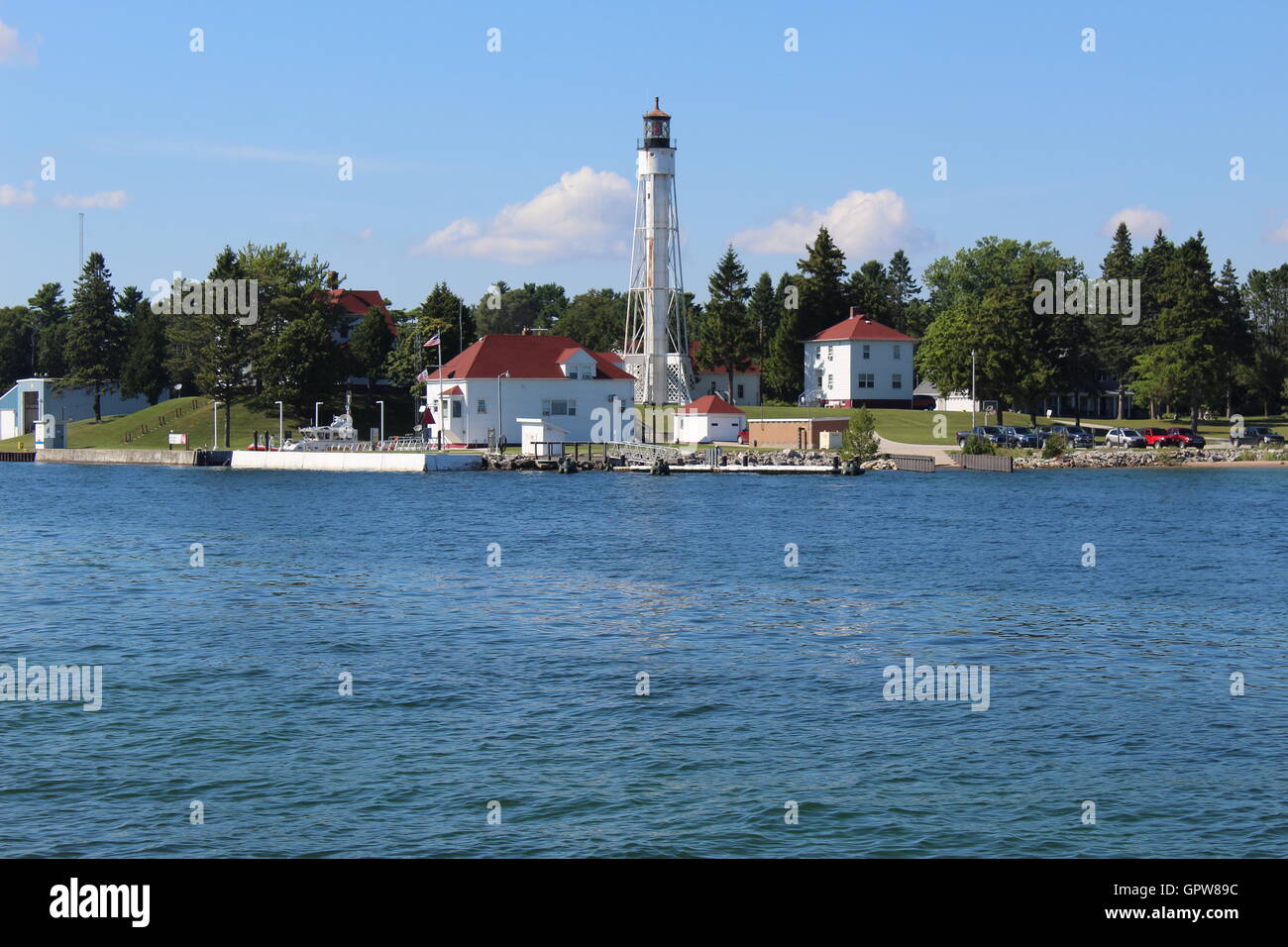 water, Sturgeon Bay Ship Canal, Sturgeon Bay, Wisconsin, blue, sky