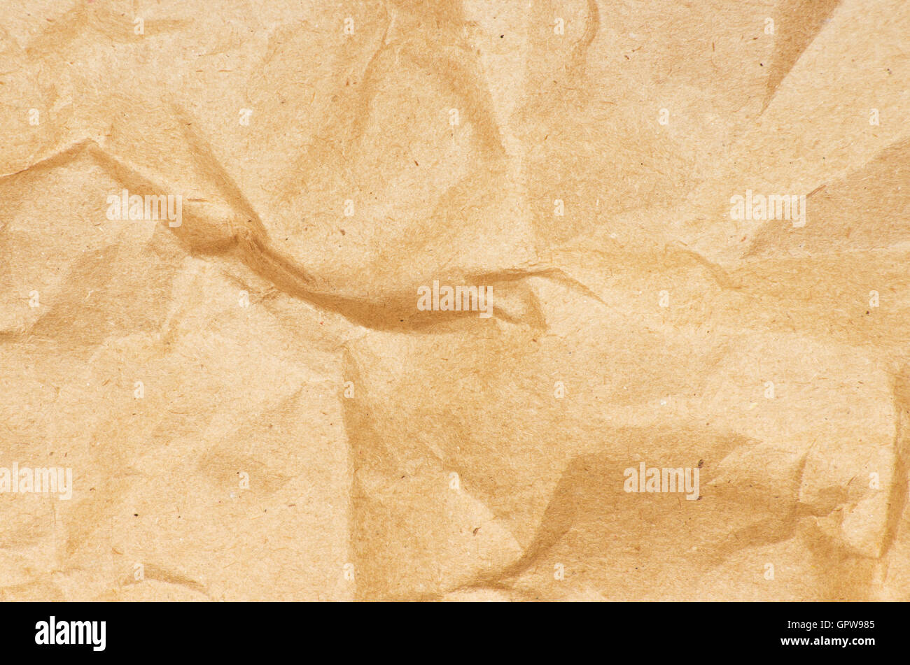 Old Crumpled Paper Stock Photo - Alamy