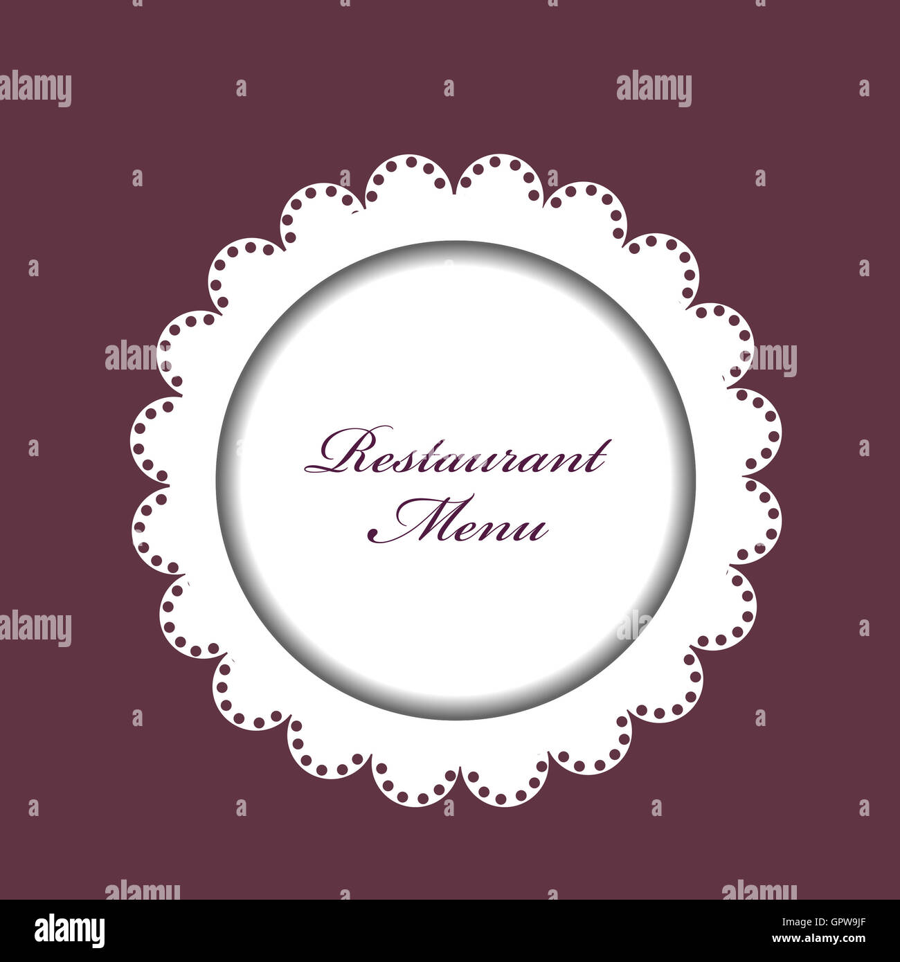 Restaurant menu background Stock Photo - Alamy