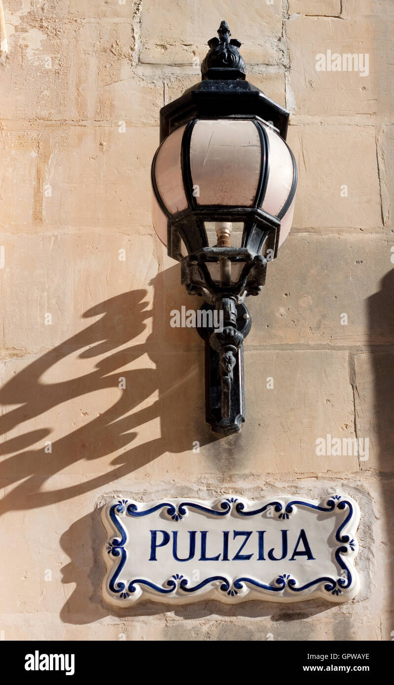 Police station in Malta Stock Photo Alamy