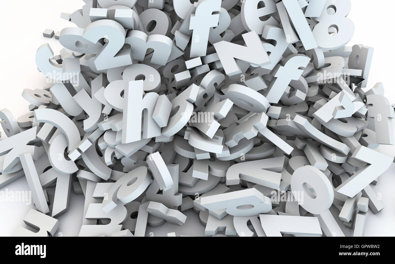 Falling letters alphabet hi-res stock photography and images - Alamy
