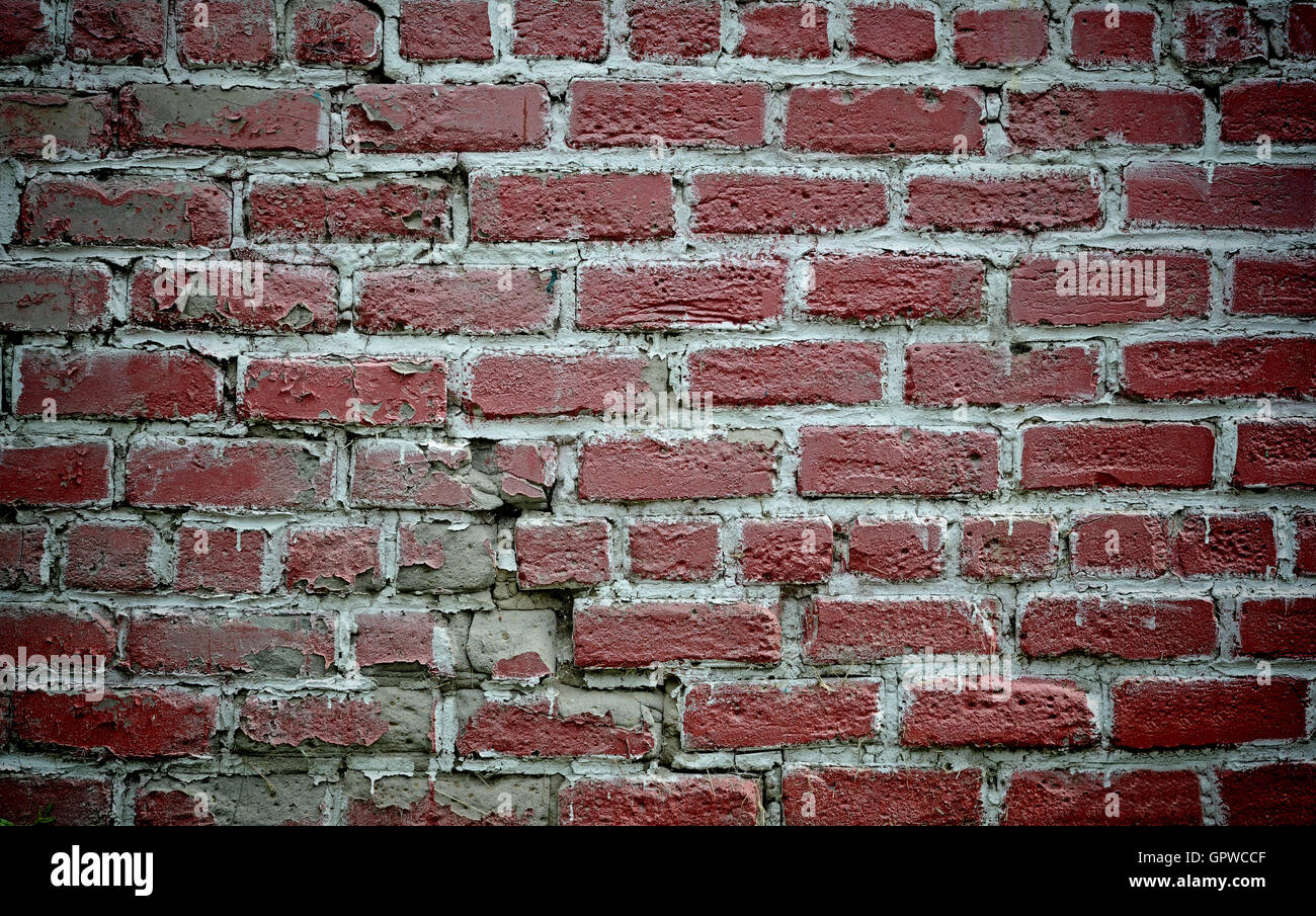 Old brick wall stained hi-res stock photography and images - Alamy