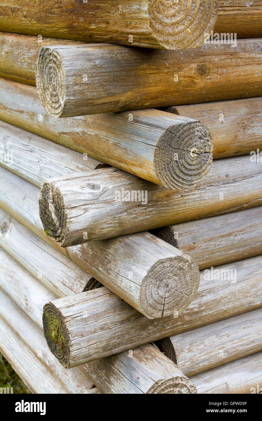 Log cabin joint hires stock photography and images Alamy