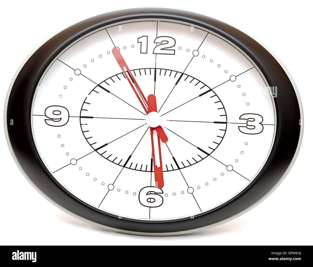 Black round modern alarm hi-res stock photography and images - Alamy