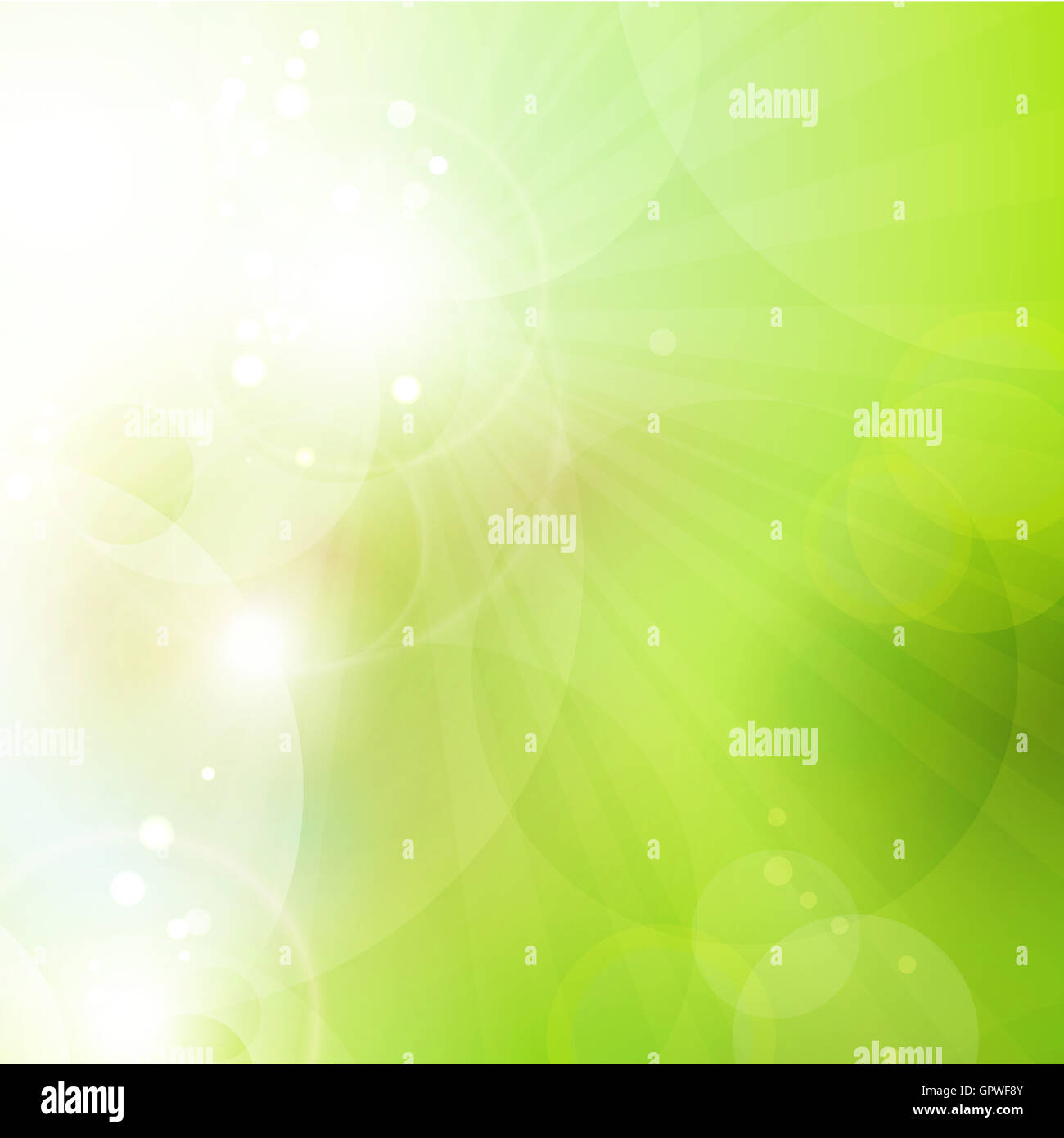 Abstract green background bokeh lights hi-res stock photography and ...