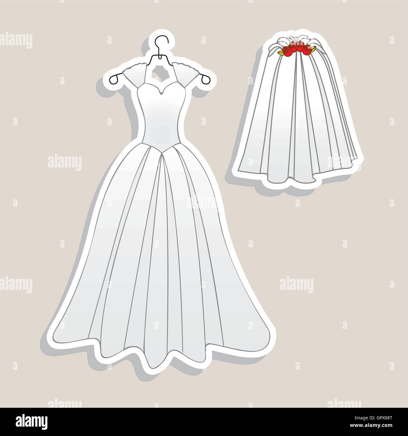 Wedding priest bride and groom Stock Vector Images - Alamy