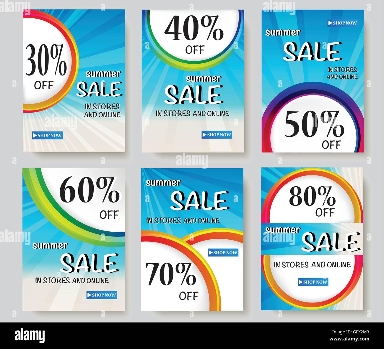social media sale banners and ads web template collection vector