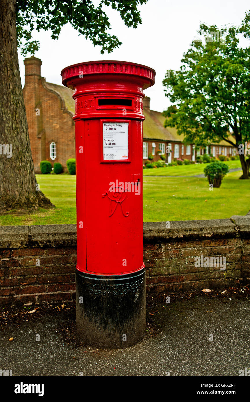 Victorian Postbox, Fulford, York Stock Photo