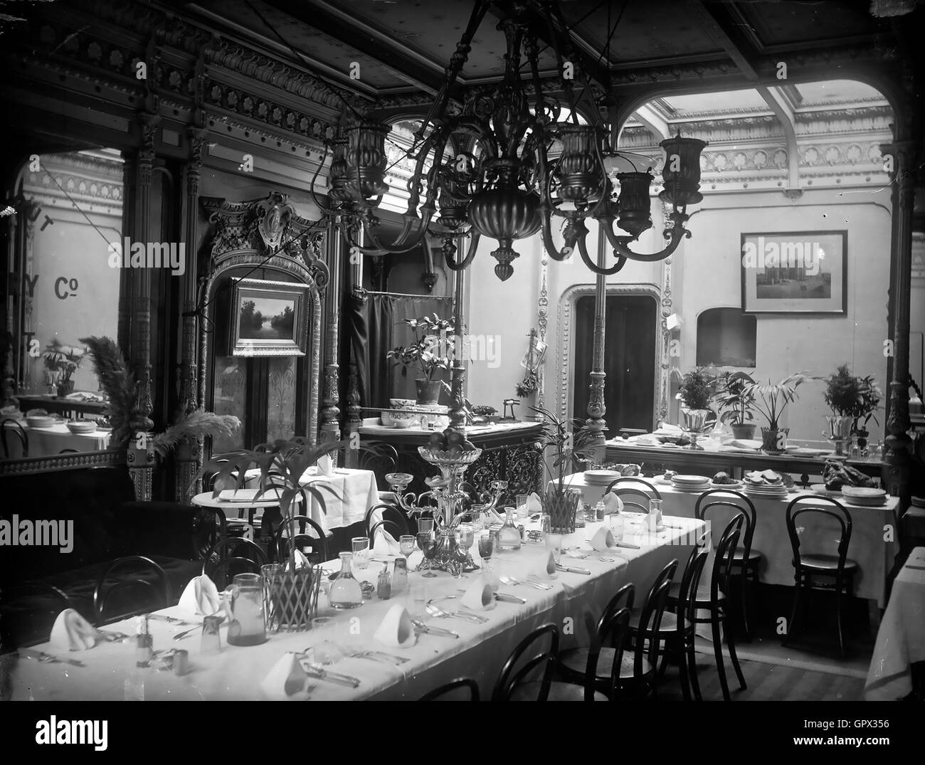 SS GREAT EASTERN  Dining room Stock Photo