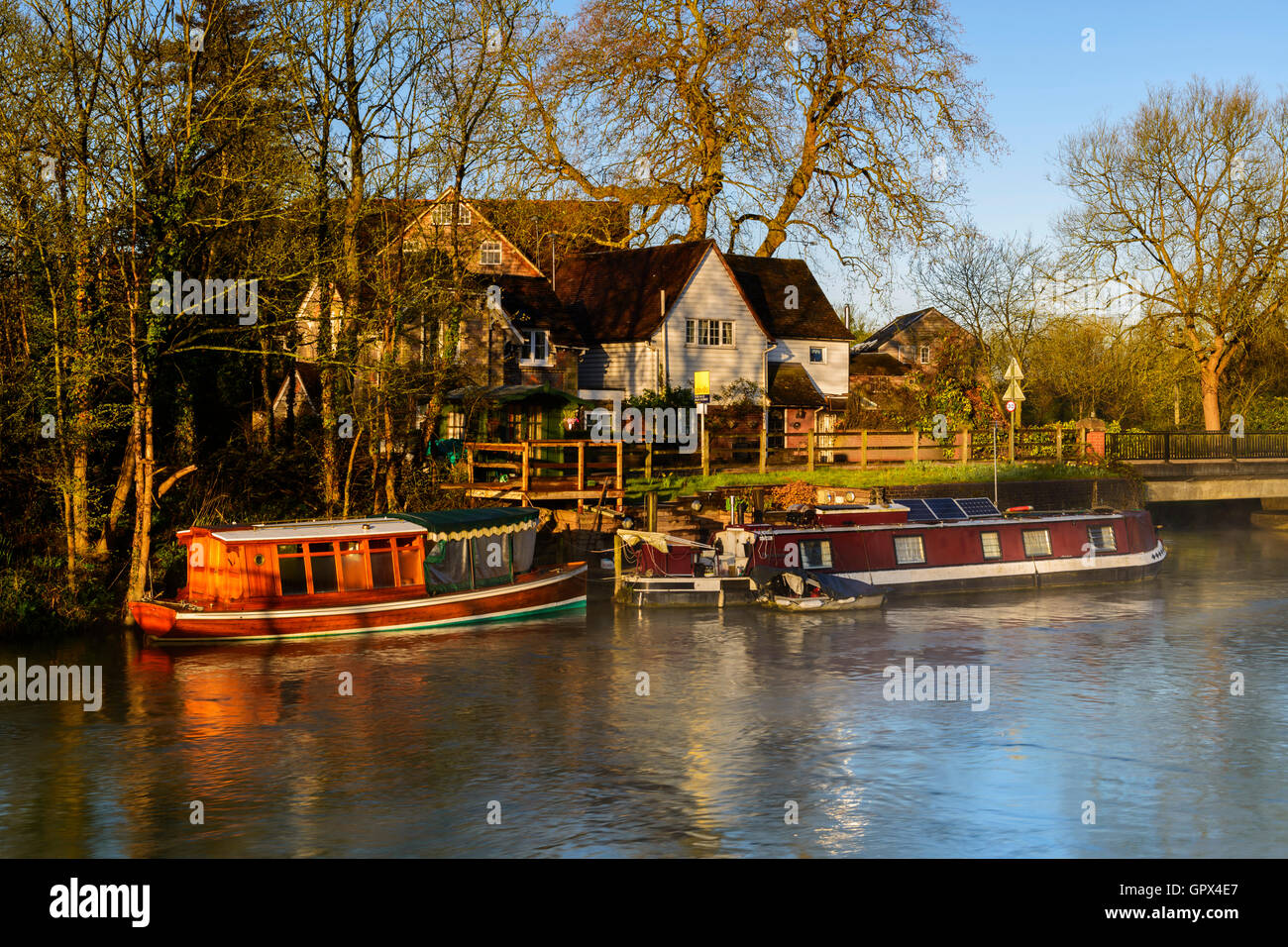 River Thames at Sonning, Berkshire, UK Stock Photo Alamy