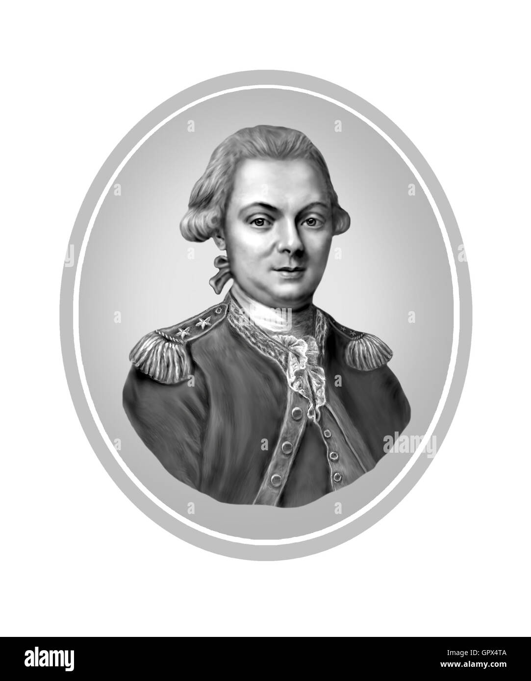 Jean Francois de La Perouse, 1741-1788, Navigator Stock Photo