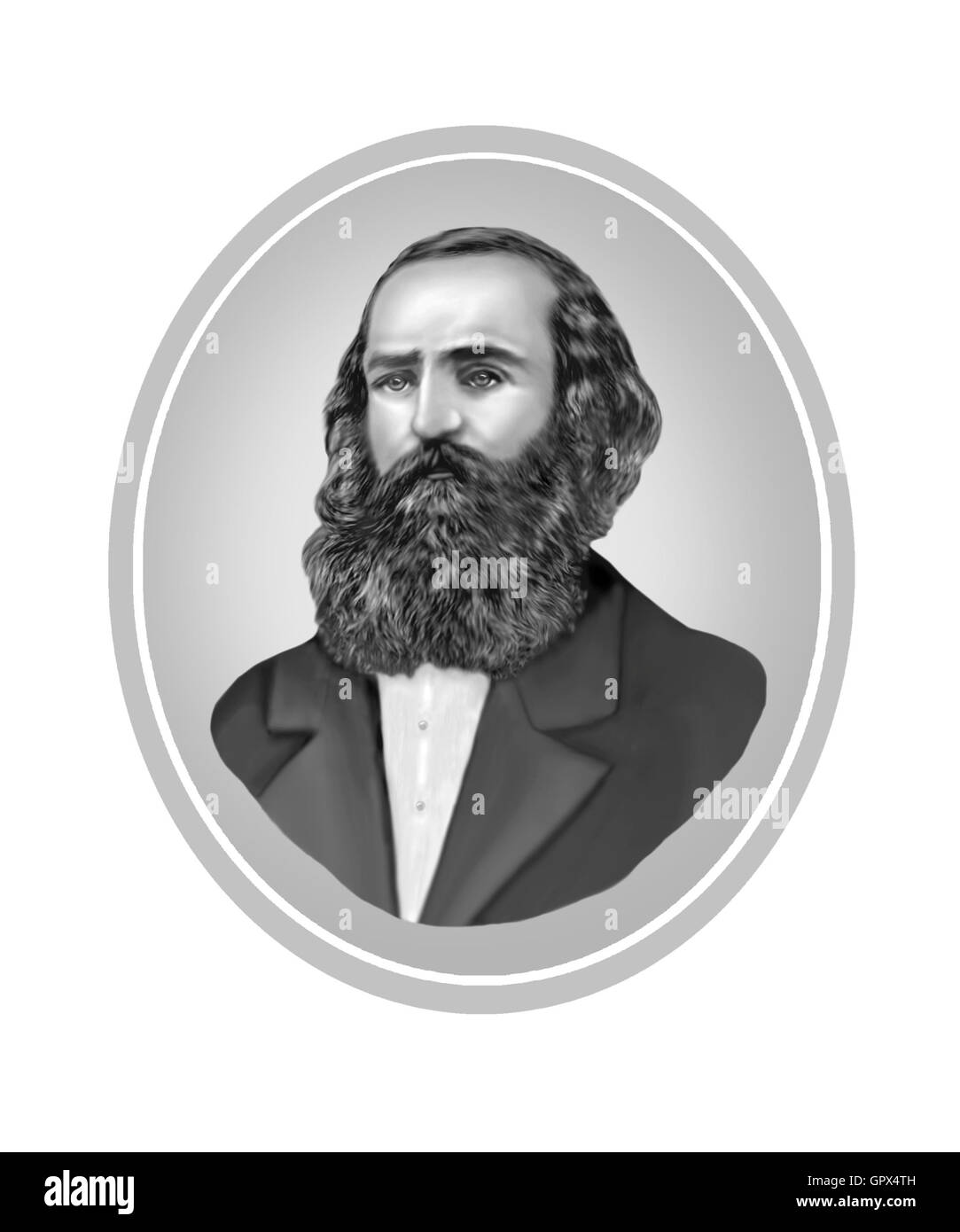 John mcdouall stuart explorer Cut Out Stock Images & Pictures Alamy