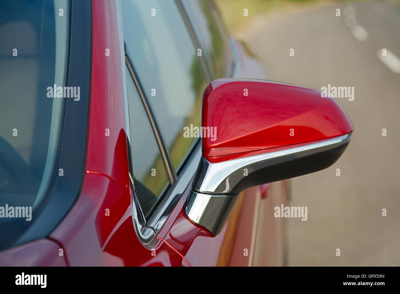 Car mirror closeup Stock Photo Alamy