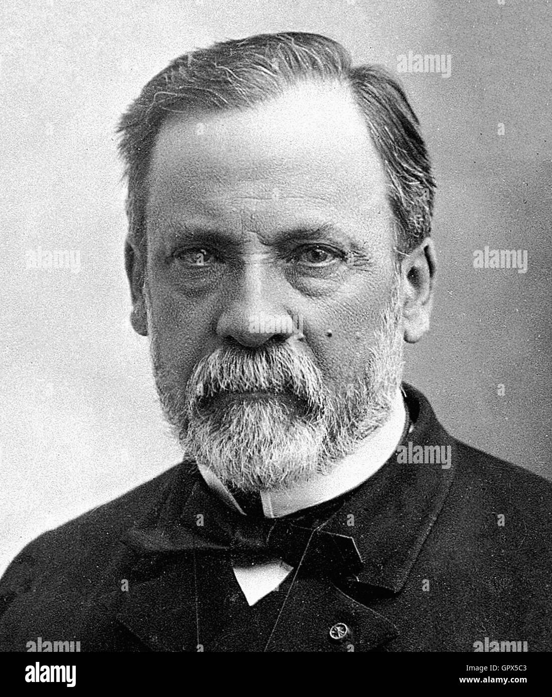 Louis Pasteur Photographic portrait Stock Photo