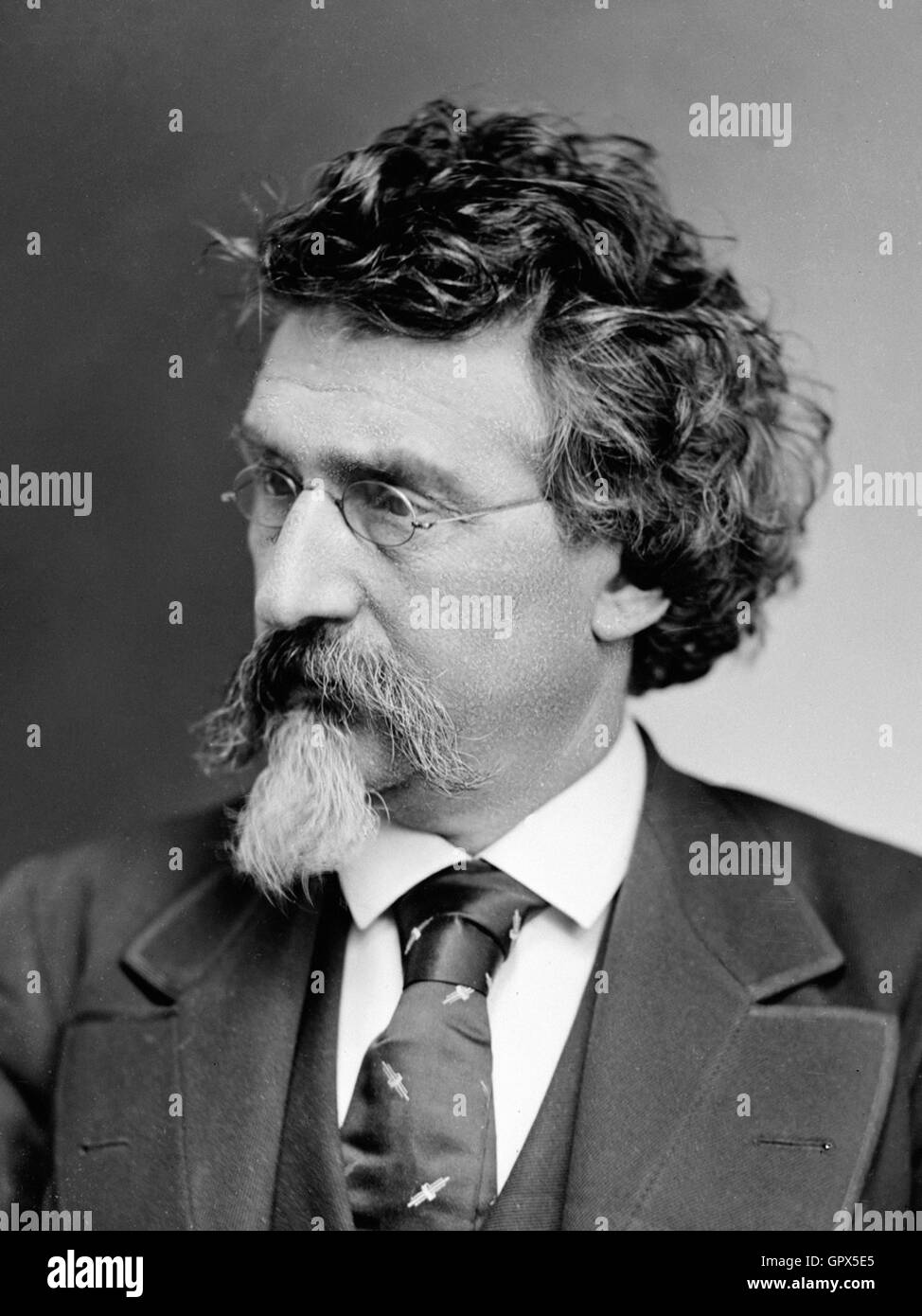 Mathew Brady 1875  Photographic portrait Stock Photo