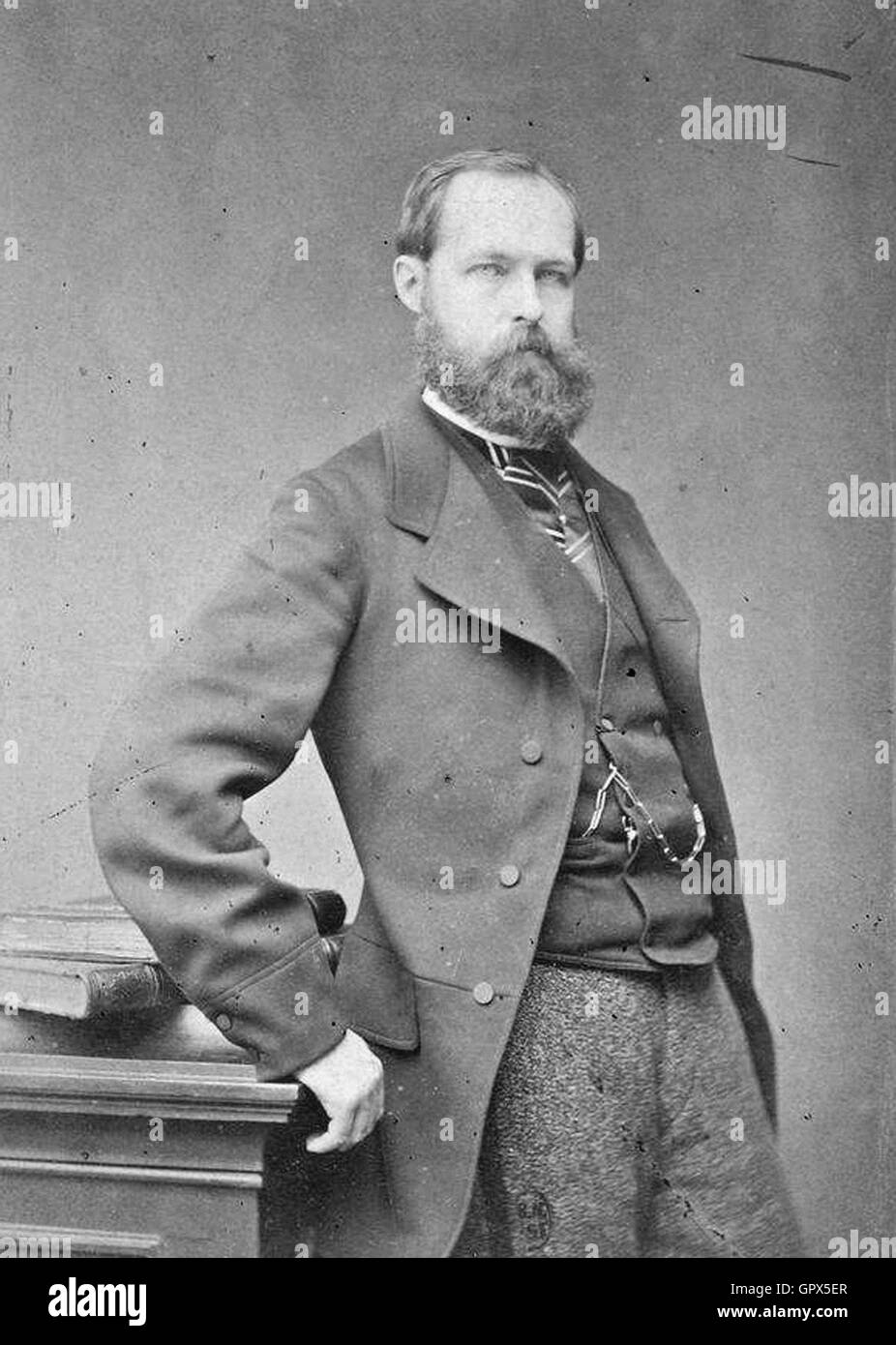 Philippe d'Orléans, Count of Paris (1838-1894) Photographic portrait Stock Photo
