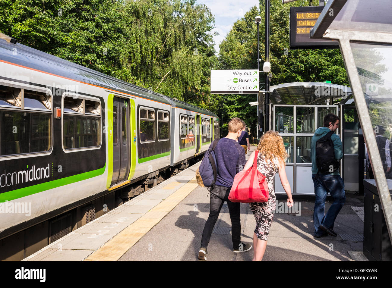 St.Albans Abbey station, St.Albans, Hertfordshire, England, U.K Stock