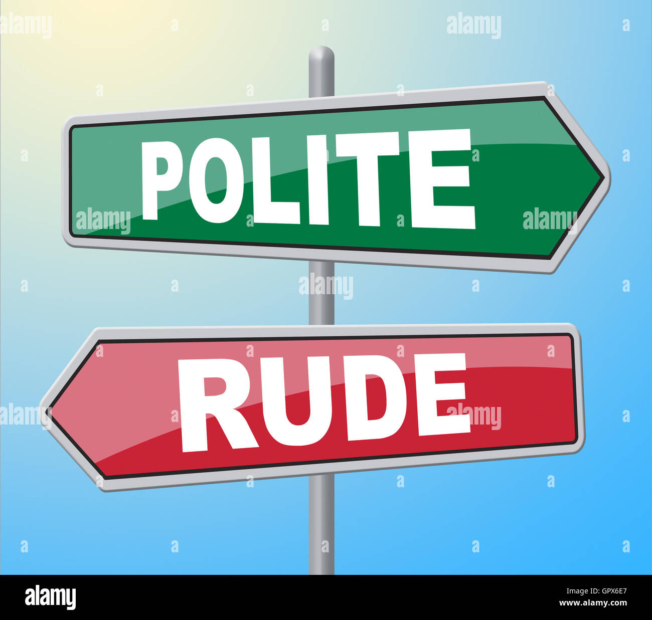 Sign rude signs rudeness hires stock photography and images Alamy
