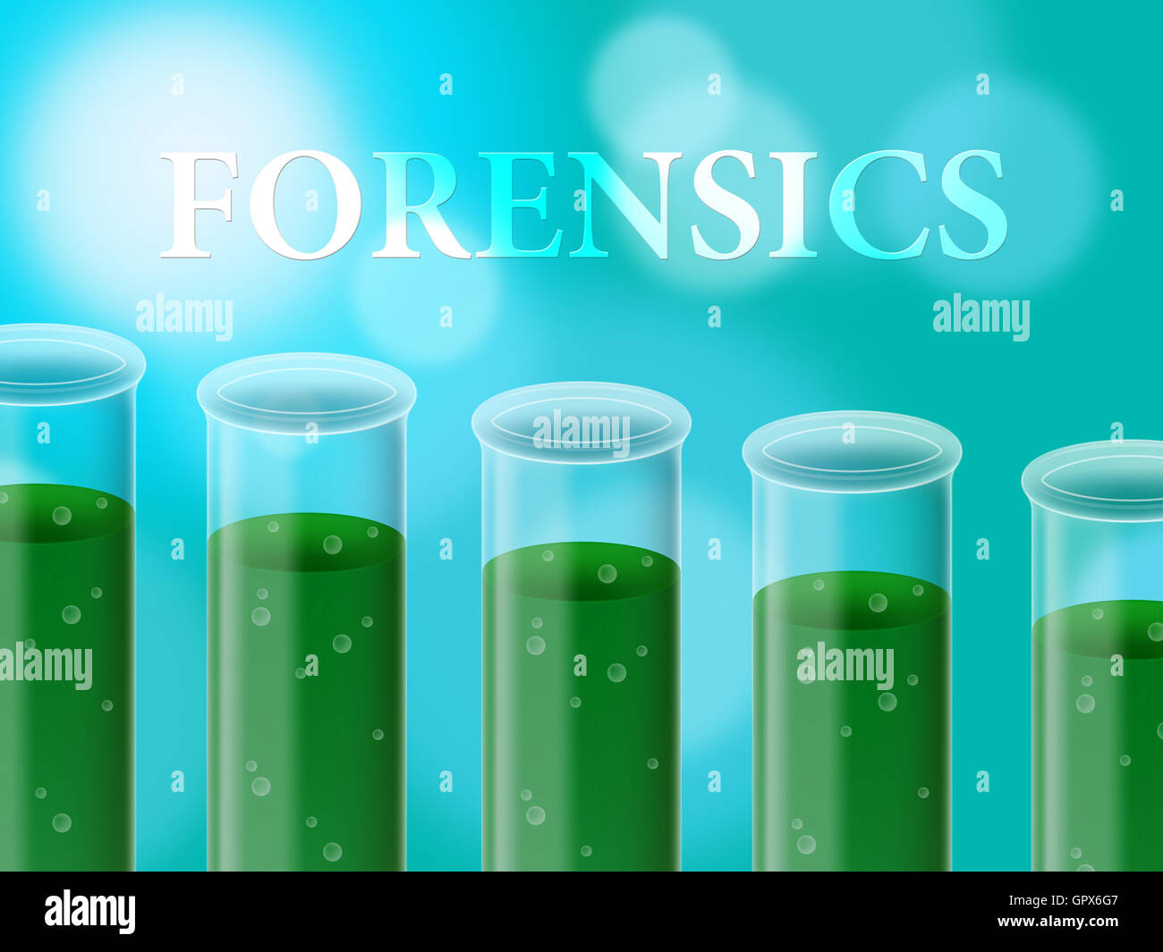 Forensics Research Representing Study Examine And Science Stock Photo