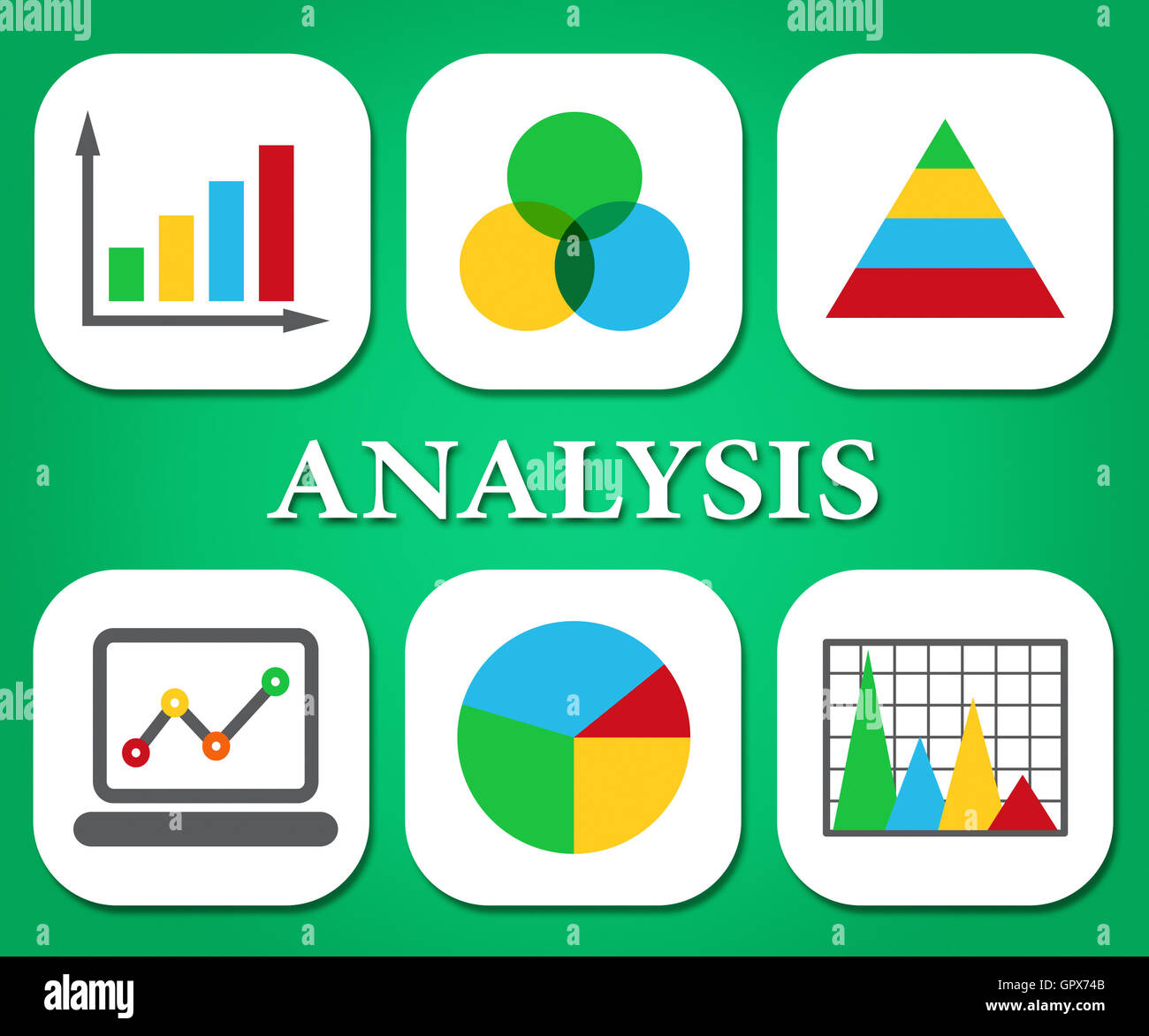 Analysis Charts Representing Business Graph And Infograph Stock Photo ...