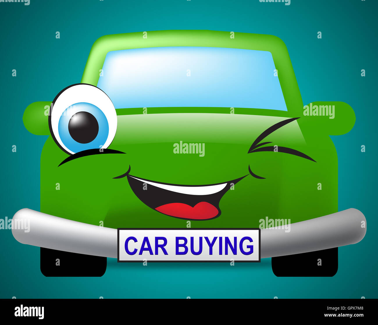 Car Buying Representing Transport And Purchase Stock Photo